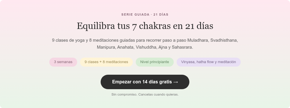 SERIE GUIADA · 21 DÍAS