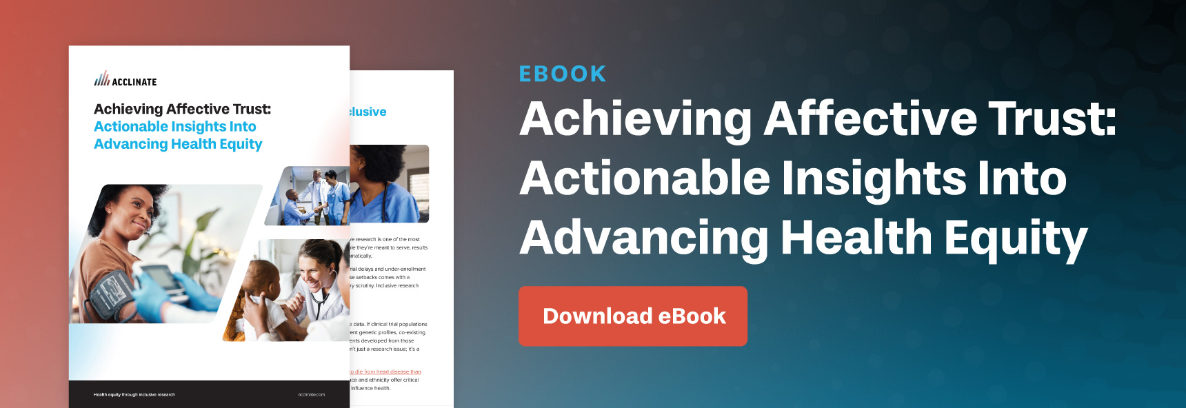Achieving Affective Trust:Actionable Insights IntoAdvancing Health Equity
