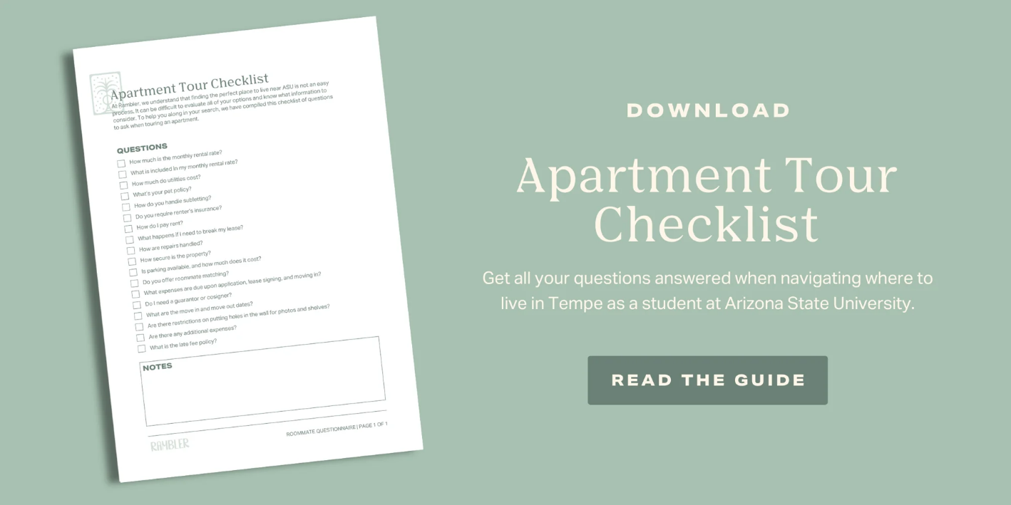 Rambler Tempe Apartment Tour Checklist In-line CTA