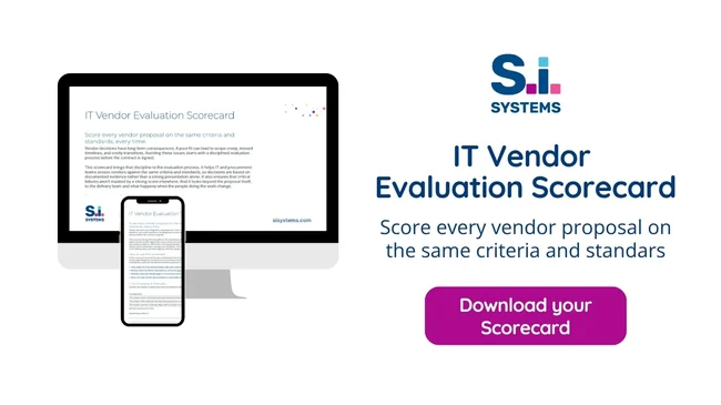 IT Vendor Evaluation Scorecard