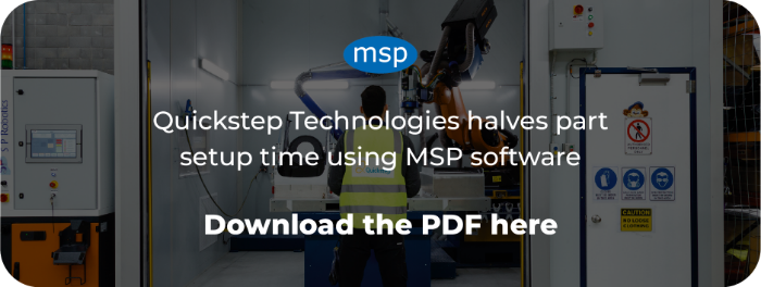 Quickstep halves part setup time using MSP CNC metrology - PDF