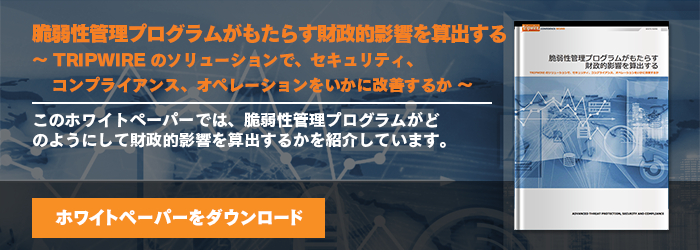 脆弱性管理プログラムがもたらす財政的影響を算出