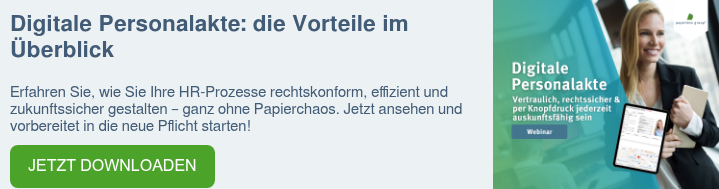 Digitale Personalakte: die Vorteile im Überblick