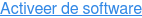 Activeer de software