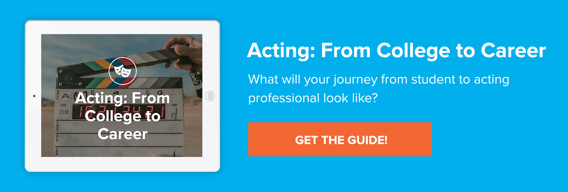 Acting From College to Career