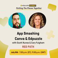 App Smashing Canva and Edpuzzle