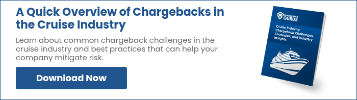 A Quick Overview of&nbsp;Chargebacks in the Cruise Industry &nbsp; Learn about common chargeback challenges in the cruise industry and best practices that can help your company mitigate risk. &nbsp;