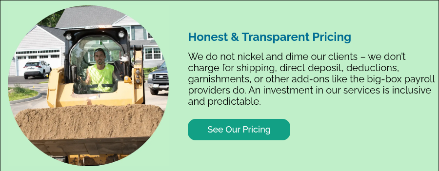 Construction Company Pricing CTA