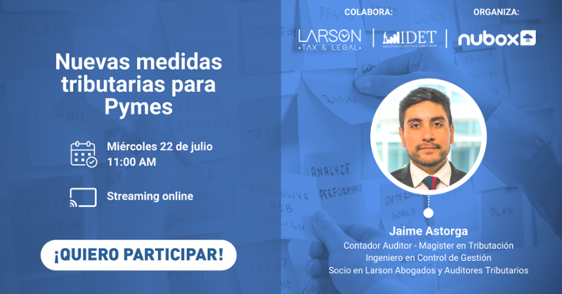 Nuevas medidas tributarias