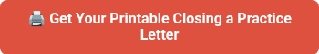 ��️ Get Your Printable Closing a Practice Letter