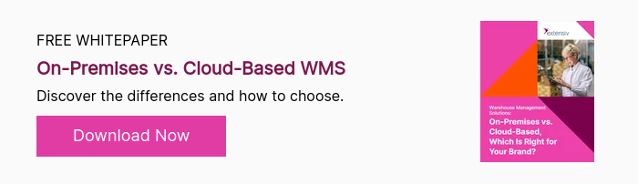FREE WHITEPAPER On-Premises vs. Cloud-Based WMS Discover the differences and how to choose.