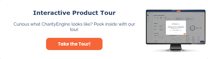 Interactive Product Tour   Curious what CharityEngine looks like? Peek inside with our tour.
