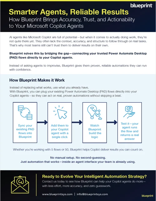 Blueprint + CoPilot - Agentic AI Datasheet