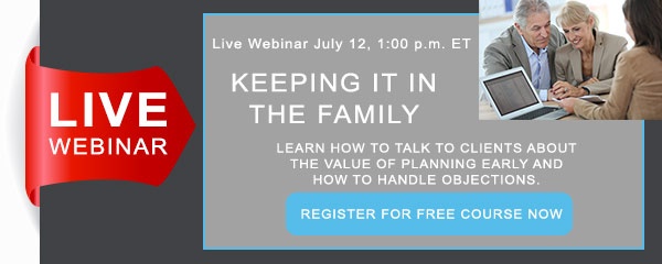 Live Webinar Keeping it in the Family
