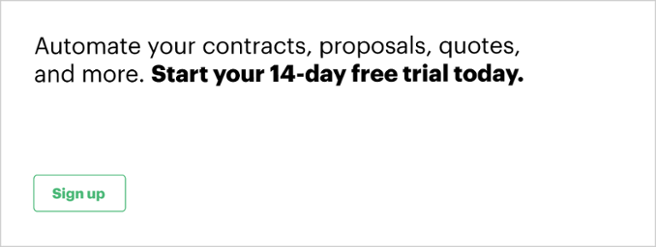 PandaDoc 14-day free trial