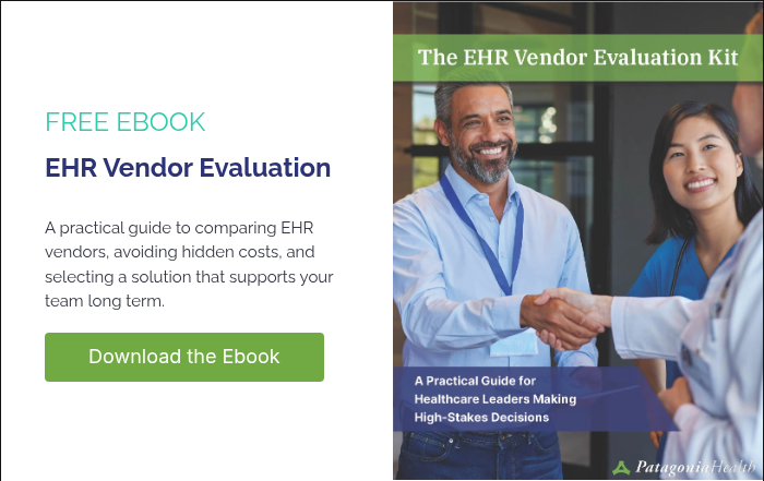 FREE EBOOK EHR Vendor Evaluation A practical guide to comparing EHR vendors, avoiding hidden costs, and selecting a solution that supports your team long term. &nbsp;