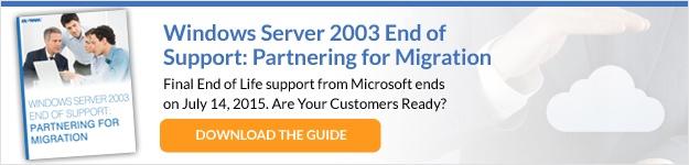 Windows Server 2003 end of support eBook