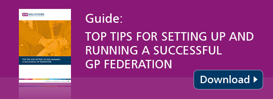 Guide: Top tips for setting up and running a successful GP federation