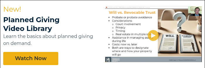 New! Planned Giving Video Library Learn the basics about planned giving on demand. &nbsp;