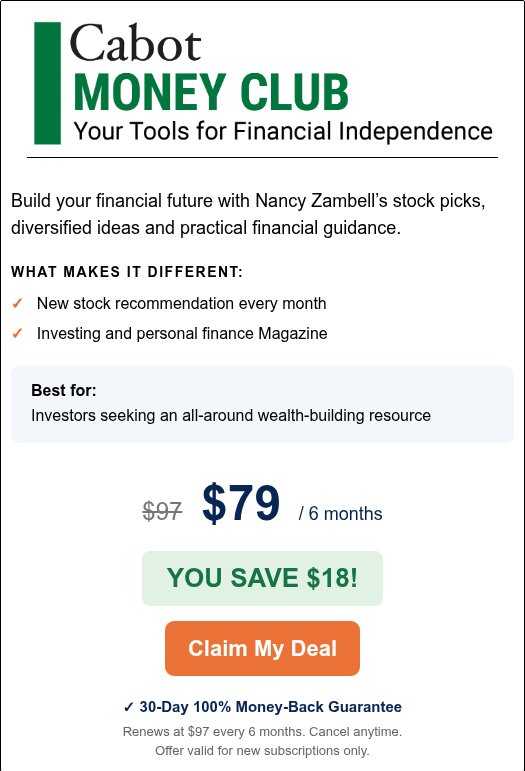 ✓ 30-Day 100% Money-Back Guarantee Renews at $97 every 6 months. Cancel anytime. Offer valid for new subscriptions only.