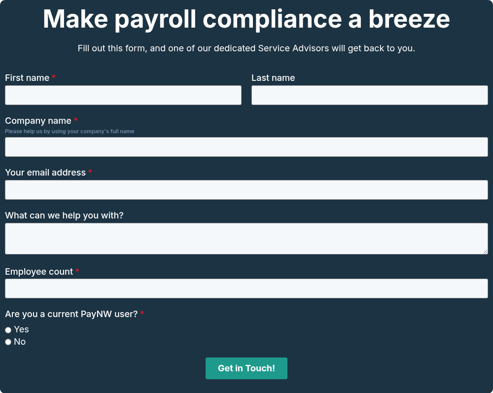 Make payroll compliance a breeze