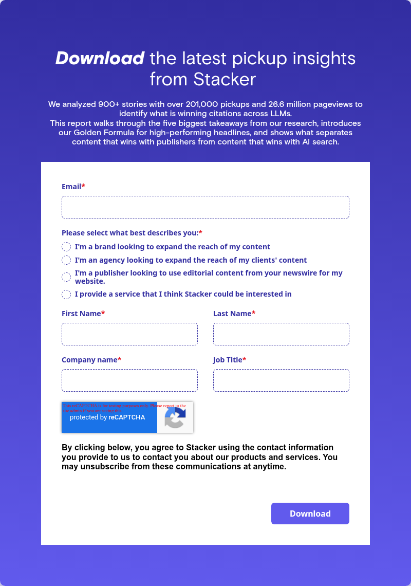 Download the latest pickup insights from Stacker&nbsp;
