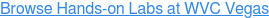 Browse Hands-on Labs at WVC Vegas