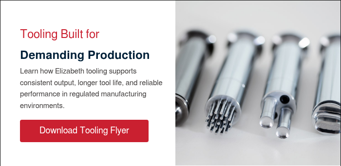 Tooling Built for Demanding Production Learn how Elizabeth tooling supports consistent output, longer tool life, and reliable performance in regulated manufacturing environments. &nbsp;