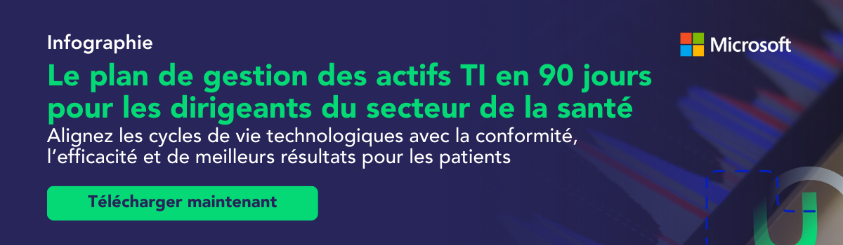 Infographie - Le plan de gestion des actifs TI en 90 jours du CFO