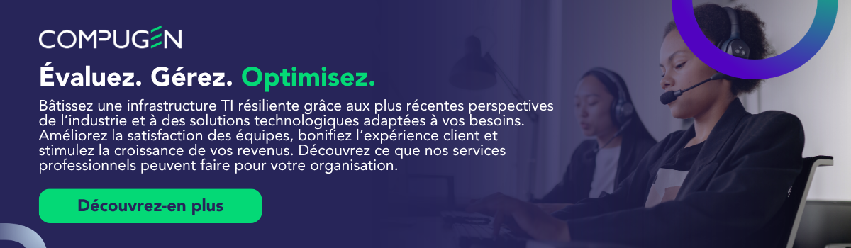 Assess. Manage. Optimize. Professional Services Webpage CTA graphic