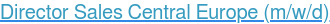 Director Sales Central Europe (m/w/d)