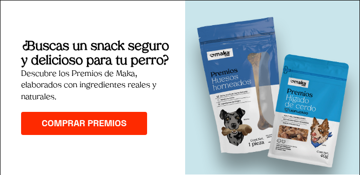 ¿Buscas un snack seguro y delicioso para tu perro? Descubre los Premios de Maka, elaborados con ingredientes reales y naturales.  