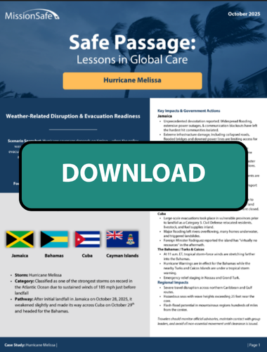 Hurricane Melissa Case Study Download