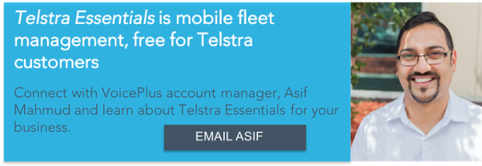 Email Asif at VoicePlus about Telstra Essentials