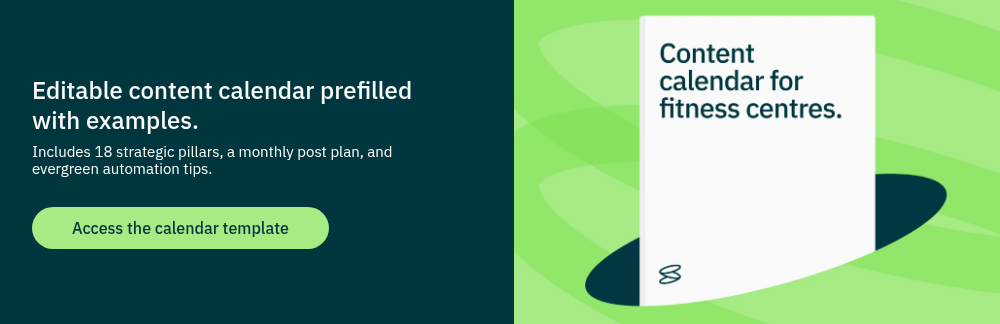 Editable content calendar prefilled with examples. Includes 18 strategic pillars, a monthly post plan, and evergreen automation tips. &nbsp;