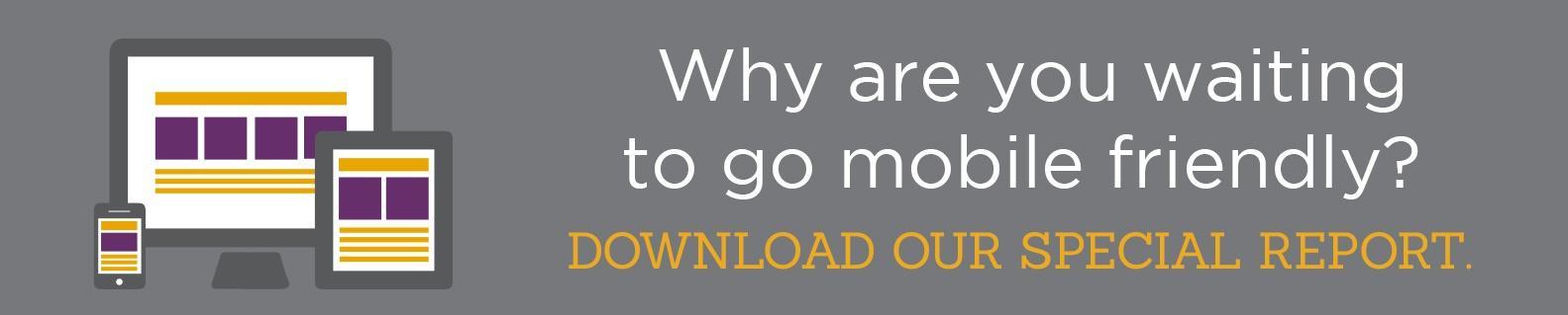 Why are you waiting to go Mobile Friendly?