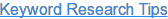 Keyword Research Tips