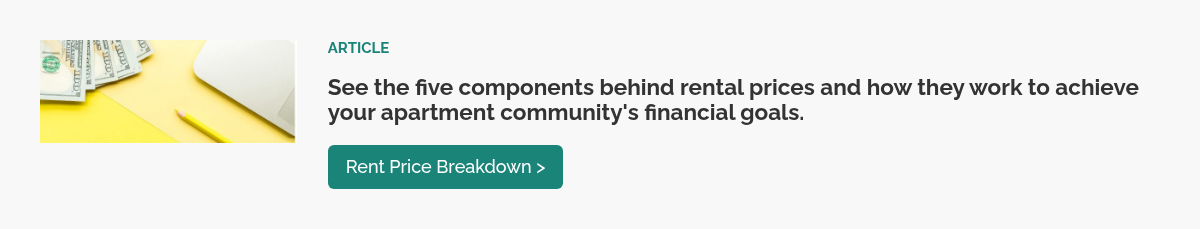 The 3 Components of Apartment Rent Prices