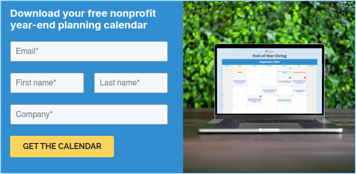 Download your free nonprofit year-end planning calendar