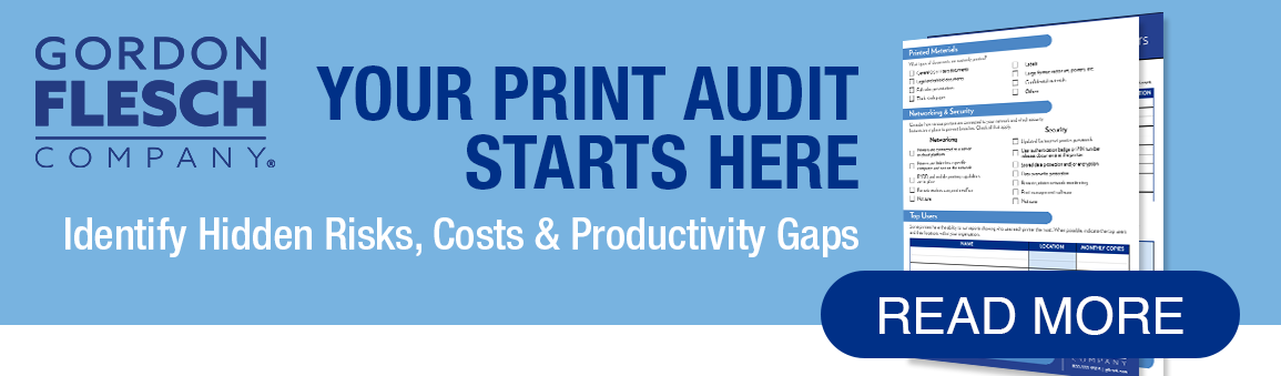 Your Print Audit Starts Here - Checklist for Printers