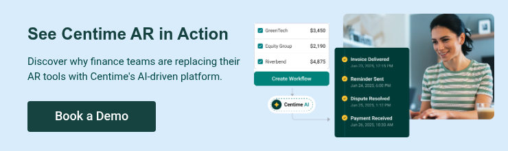See Centime AR in Action Discover why finance teams are replacing their AR tools with Centime's AI-driven platform.