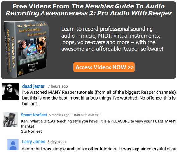 Reaper Tutorial Free Videos