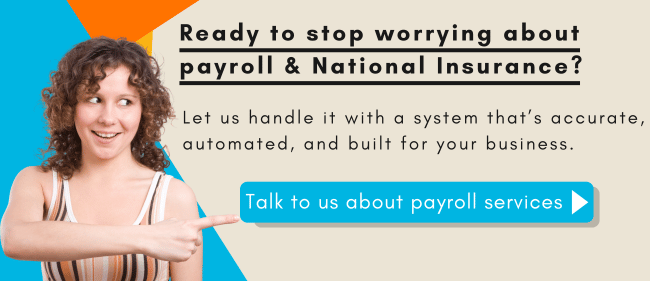 Leave National Insurance and payroll to us, get in touch to find out more.