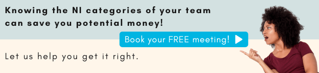 Free yourself of the headache by leaving the payroll and NI to us. Contact us to find out more.