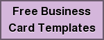 Free Business Card Templates