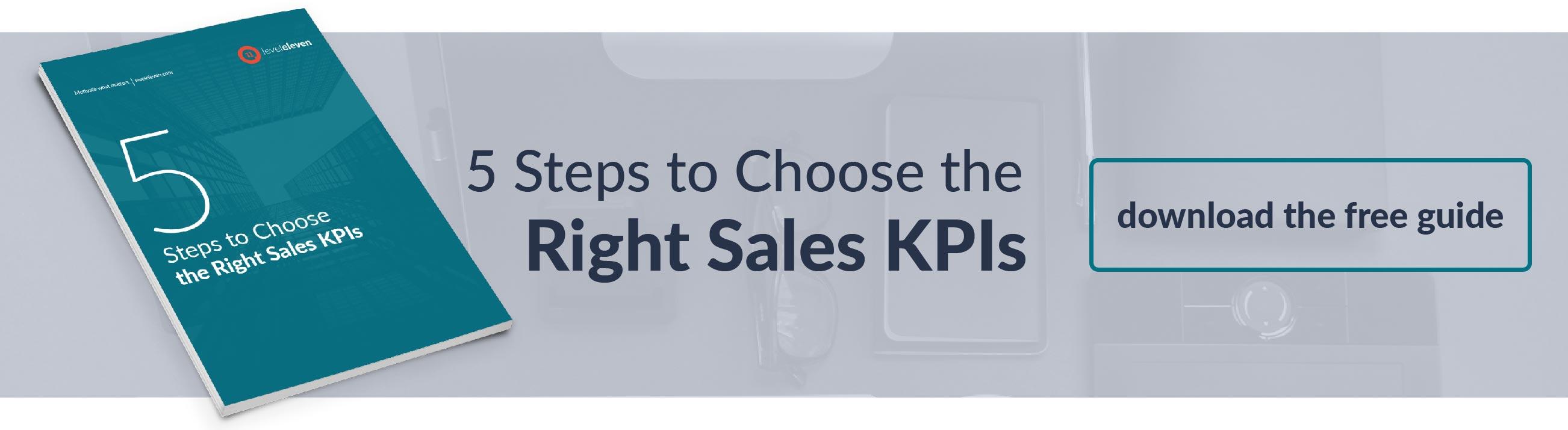 steps to choose sales KPIs