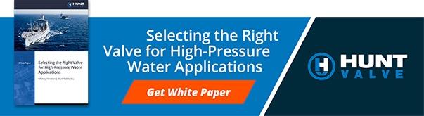 How to Select the Right High-Pressure Water Valve
