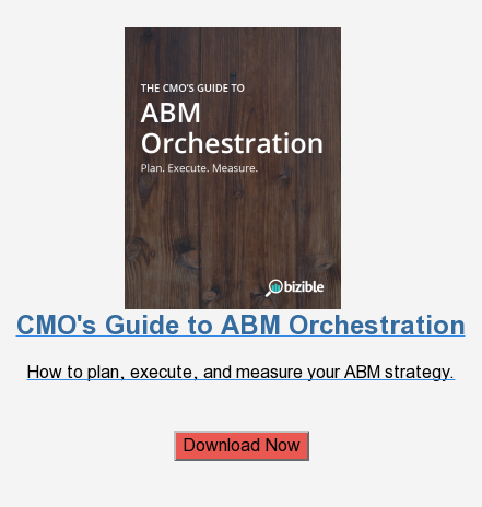 CMO's Guide to ABM Orchestration How to plan, execute, and measure your ABM strategy. Download Now