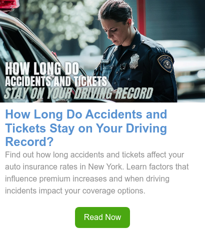 How long do accidents and tickets stay on your driving record