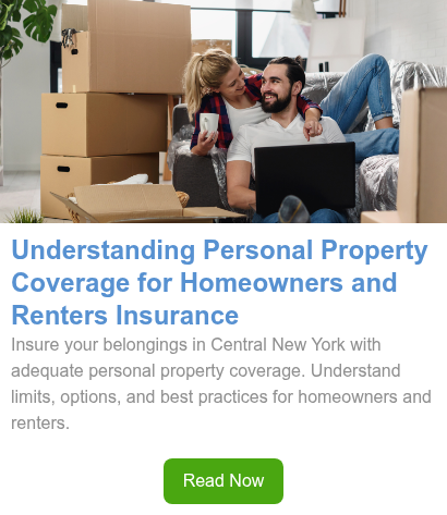 Understanding personal property coverage for homeowners and renters insurance